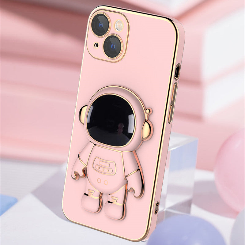 Astronaut Phone Case For iPhone 13 12 Mini 11 Pro XS Max X XR 6 6S 7 8 Plus SE2 13 Luxury Square Soft Cover