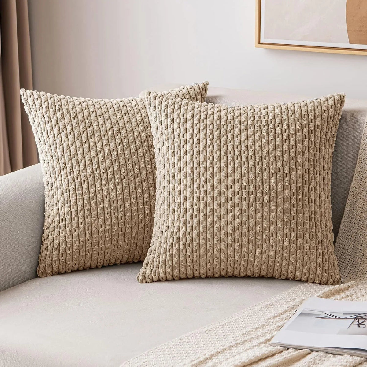 Corduroy Kussenhoezen met Boho-Stijl – Velvia
