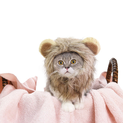 Cat Lion Head Cap Wig