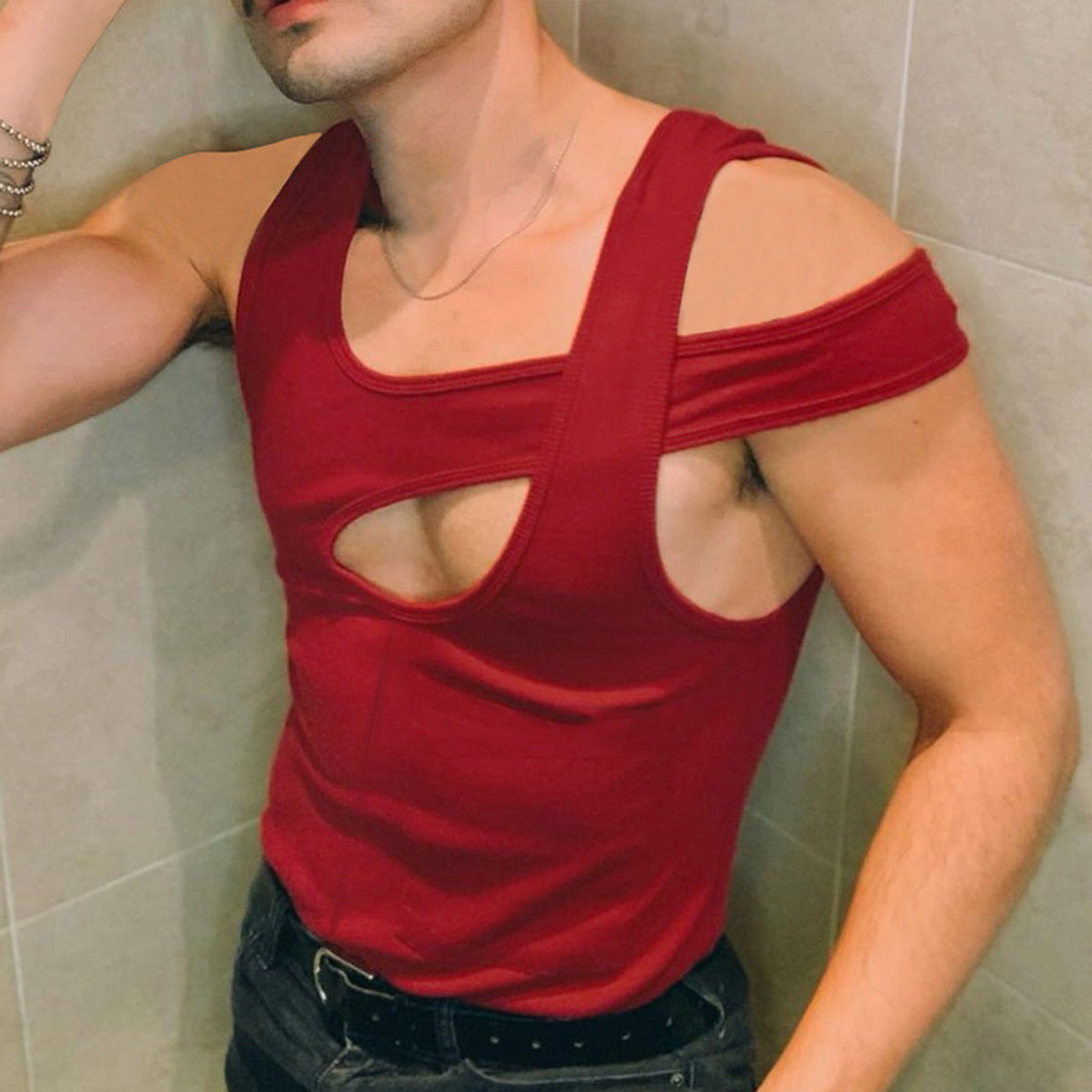 Mens Summer Sexy Sleeveless Vest Tops