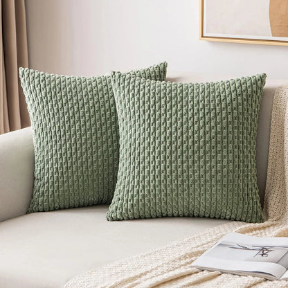 Corduroy Kussenhoezen met Boho-Stijl – Velvia
