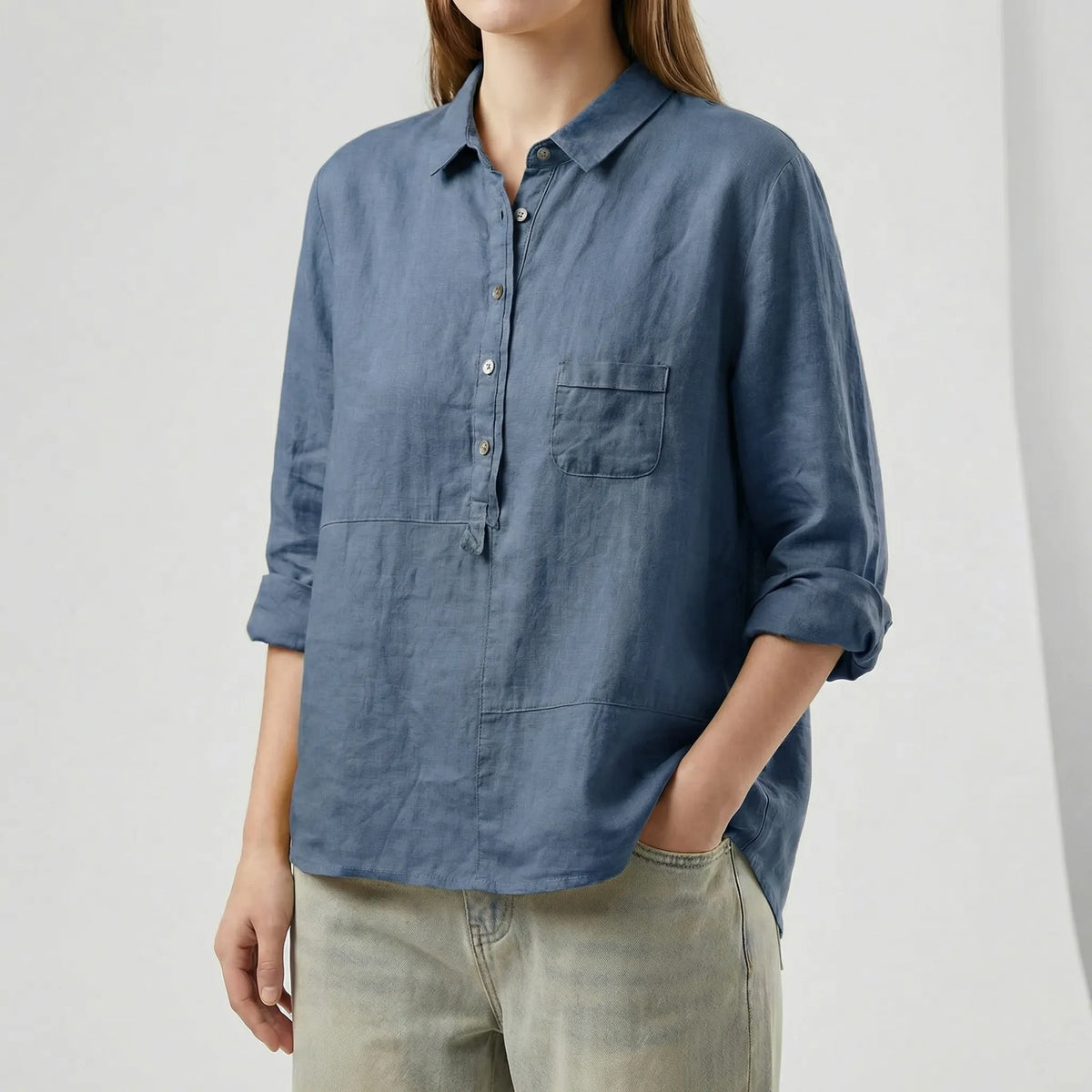 Pullover met knopen - Caroline