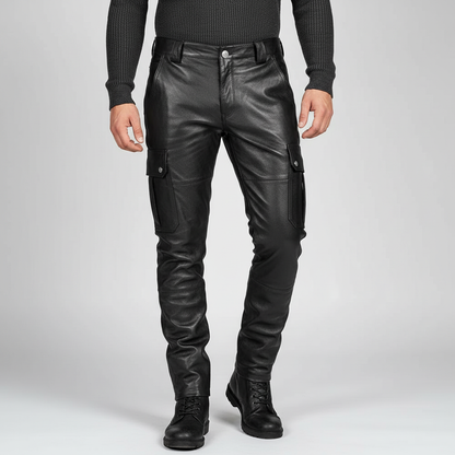 Smalle Motorradlederbroek - Daryl