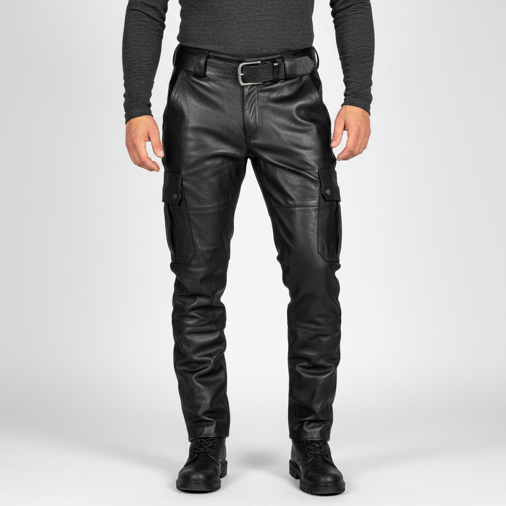 Smalle Motorradlederbroek - Daryl