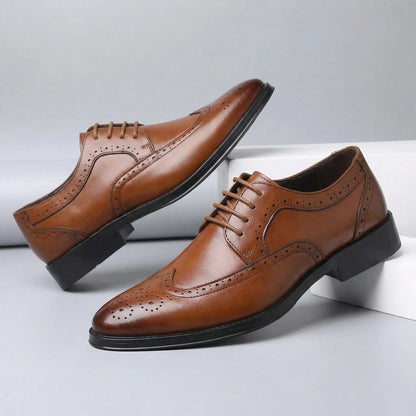 Smalle wingtip-veterschoen - Nicolai