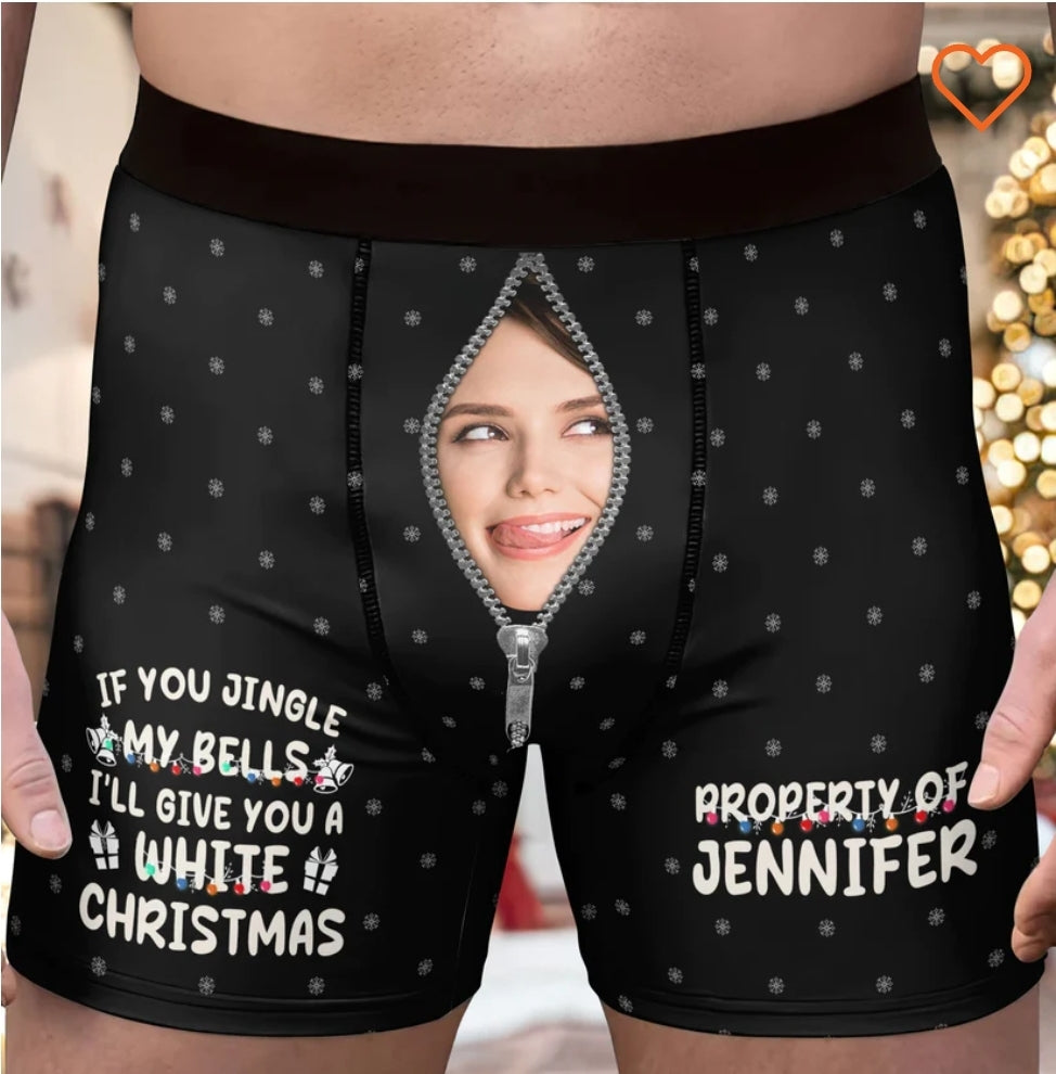 Jingle Bells Boxer Shorts & Panty