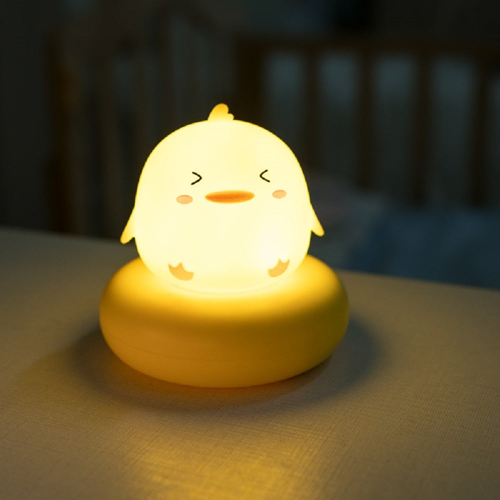 Cute Rabbit Cat Duck Bear Night Light