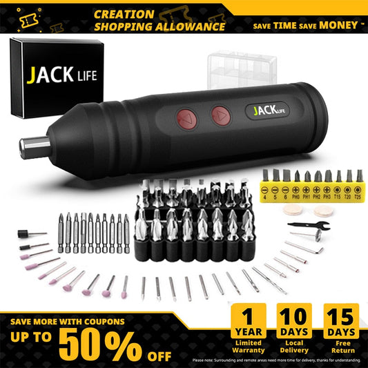 Portable Mini Electric Screwdriver Smart Cordless Automatic Screwdriver Multi-function Bits Portable Power Tools Set