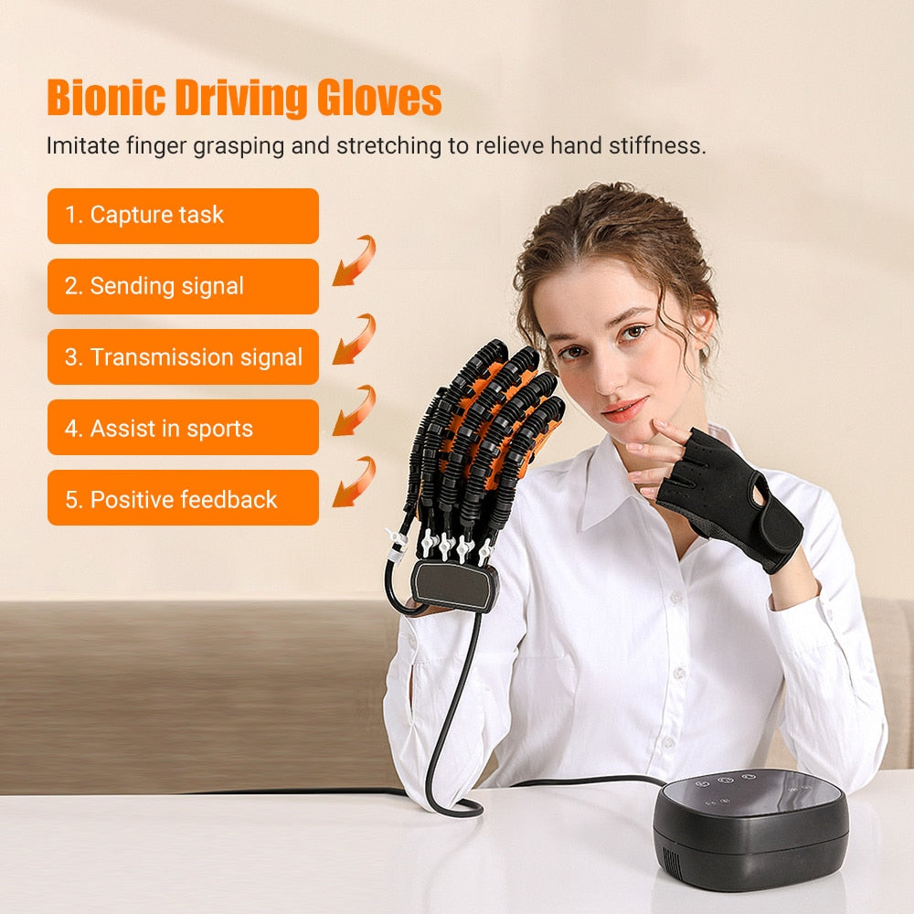 Hand Robot Gloves Massage Rehabilitation Therapy