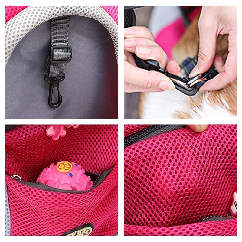 Pet Dog Carrier Bag Travel Backpack