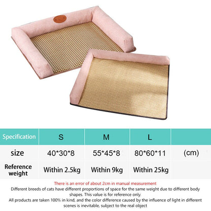 Summer Cat Bed Cooling Pet Mat