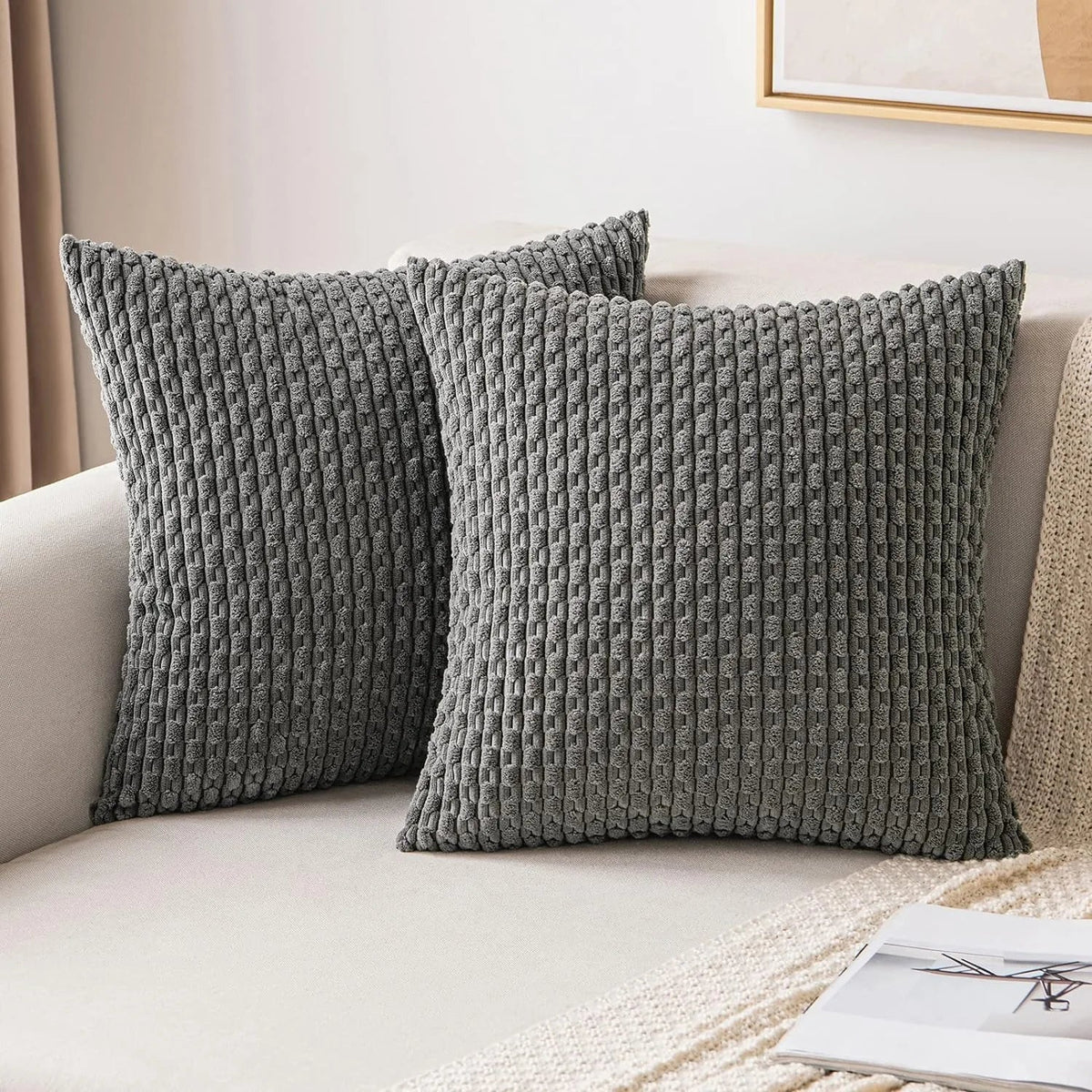 Corduroy Kussenhoezen met Boho-Stijl – Velvia