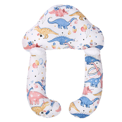 Ergonomisch katoenen babykussen voor een veilige en comfortabele slaap.