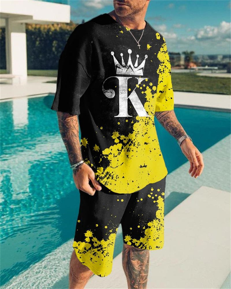 Summer Fashion Men Shirt & Short