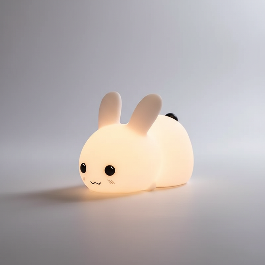 Siliconen konijnen-nachtlampje - CuddleBunny