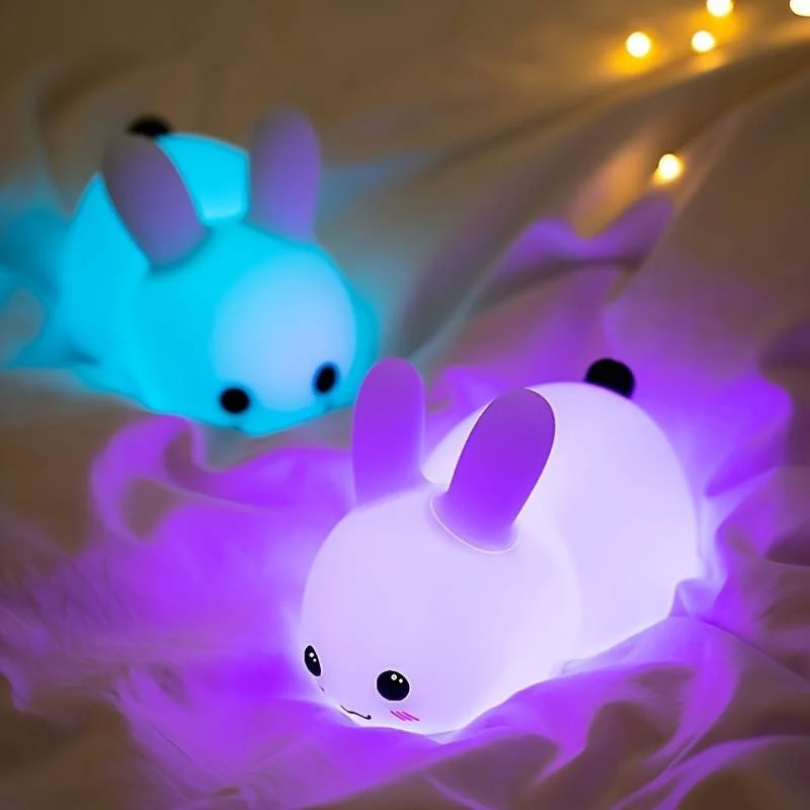 Siliconen konijnen-nachtlampje - CuddleBunny