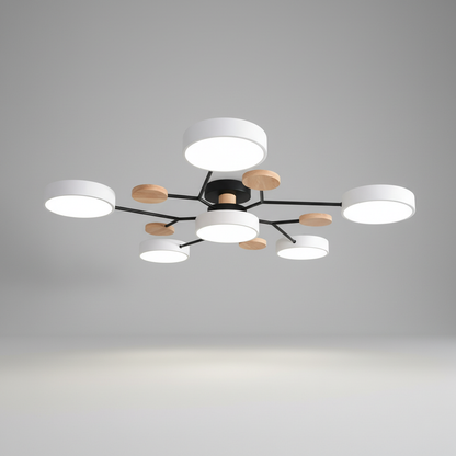 Scandinavische LED-plafondlamp - SkandiGlow