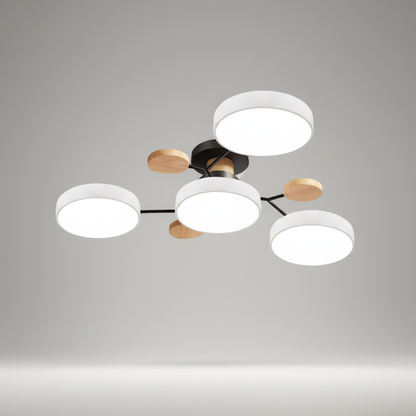 Scandinavische LED-plafondlamp - SkandiGlow