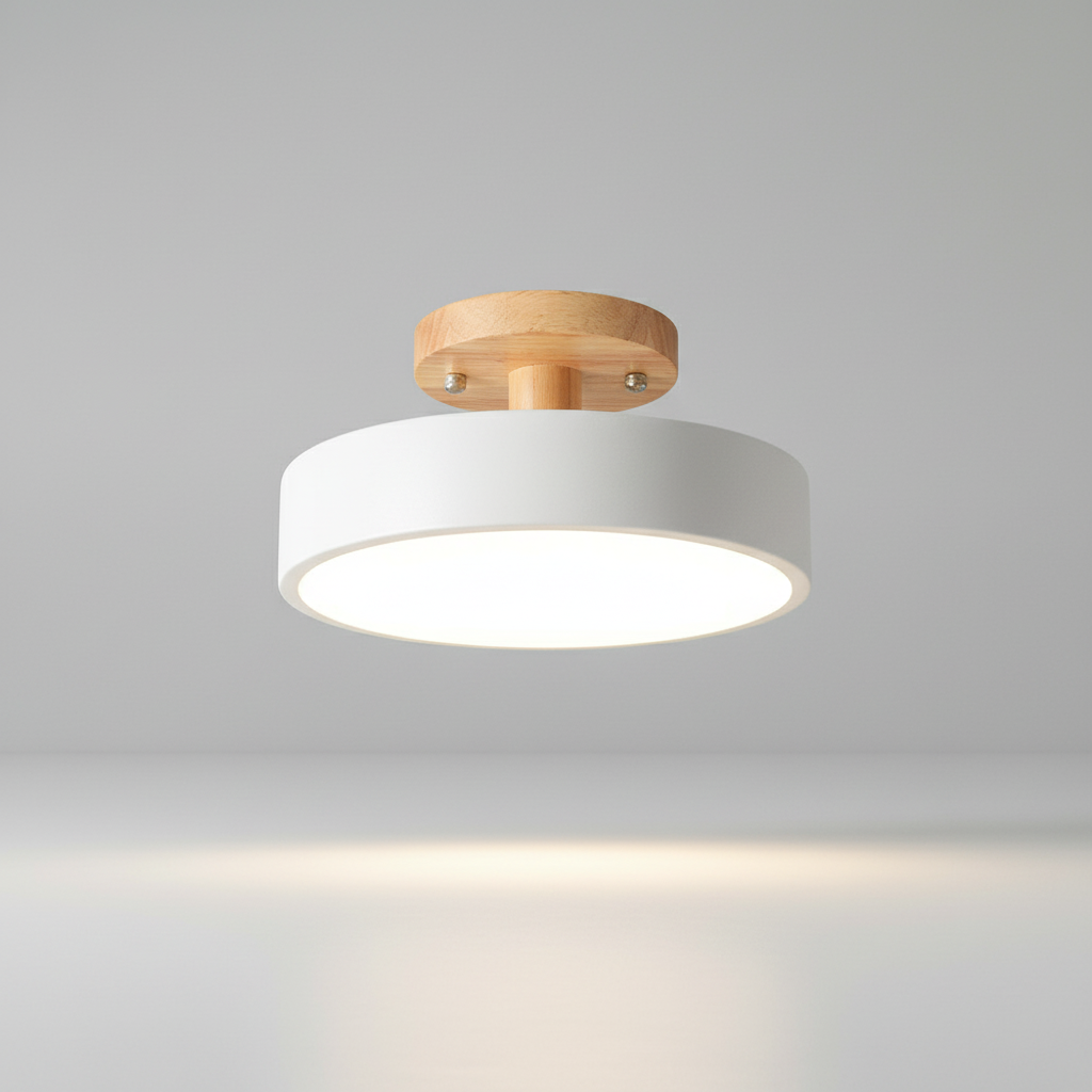 Scandinavische minimalistische ronde lamp - ScandiLite