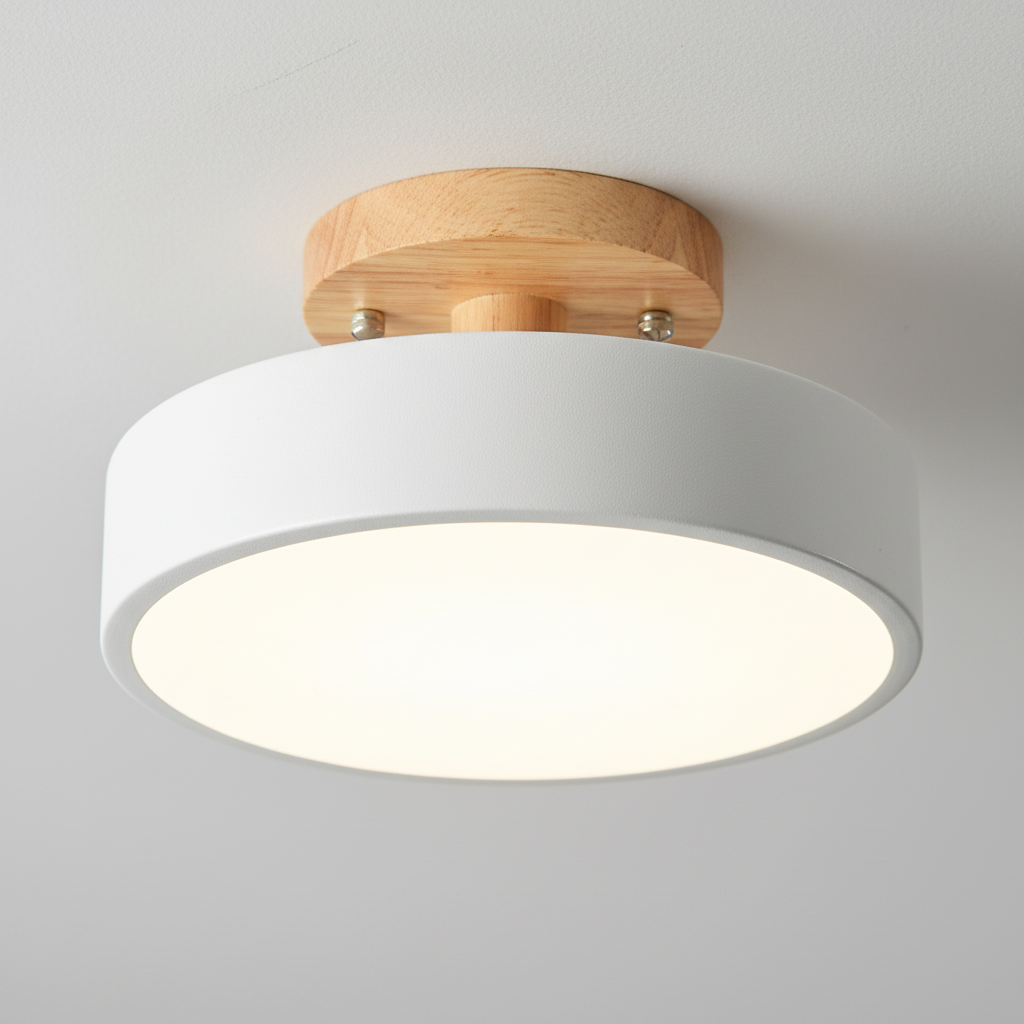 Scandinavische minimalistische ronde lamp - ScandiLite