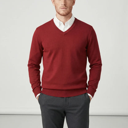 Slim-fit V-hals trui - Keanu
