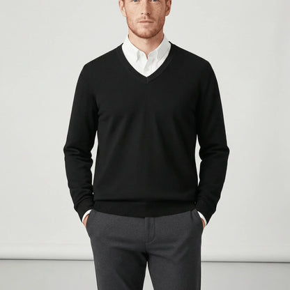 Slim-fit V-hals trui - Keanu