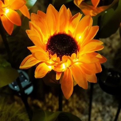Zonne-aangedreven decoratieve zonnebloem - Solarpetal