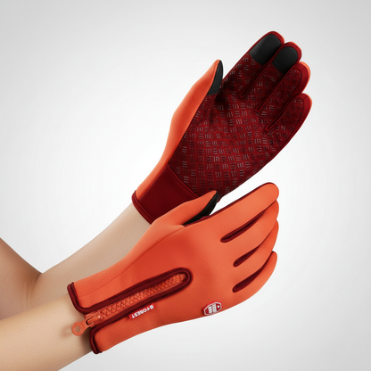 Spatwaterdichte Handschoenen Met Rits - TouchFrost