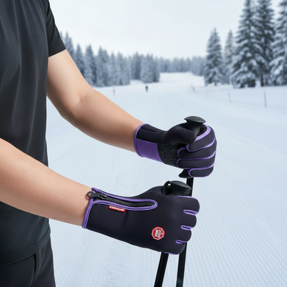 Spatwaterdichte Handschoenen Met Rits - TouchFrost