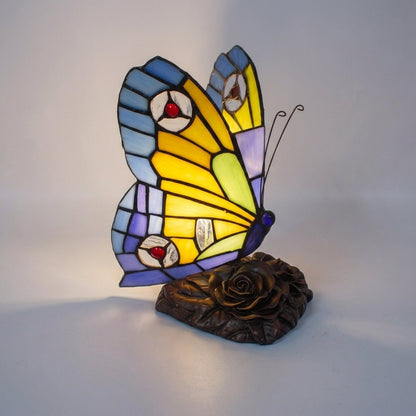 Lamp in glas-in-loodstijl – Aurelfly