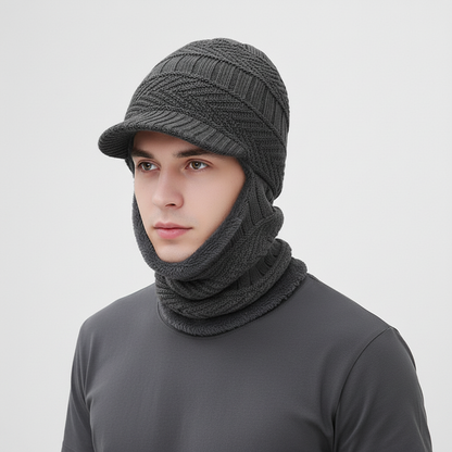 Gebreide bivakmuts met ingebouwde klep - WarmVisor