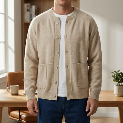 Gebreid vest met knoopsluiting - Tristan