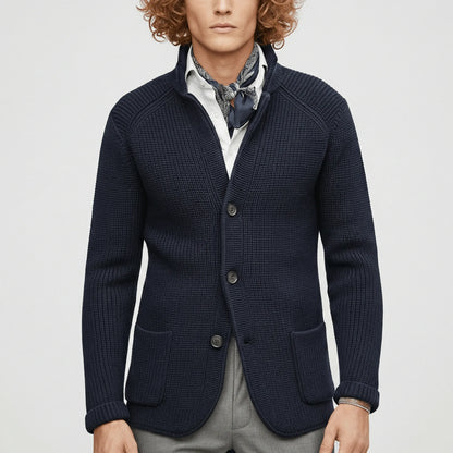 Gestructureerde cardigan met lange mouwen - Lennox