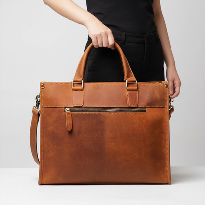 Leren laptoptas - VintageSkin