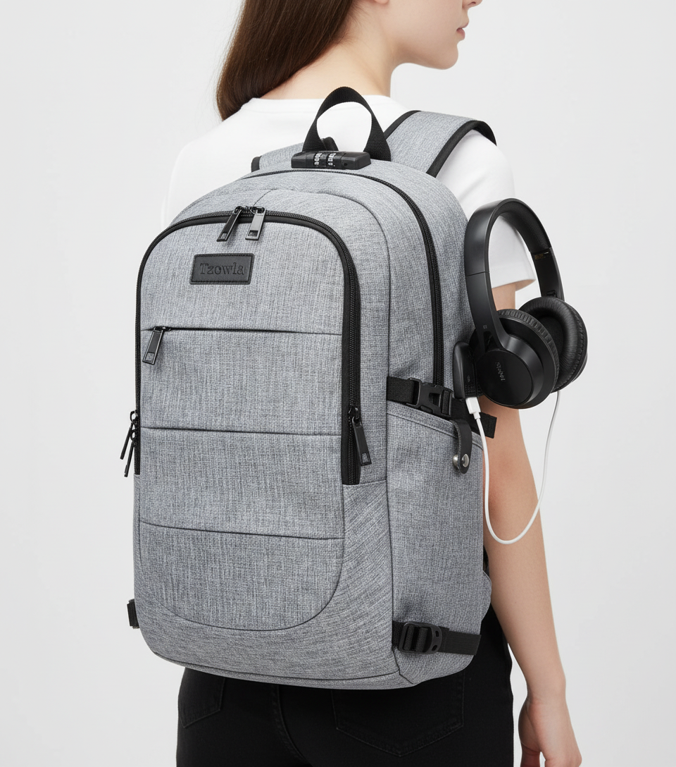 Tas met USB-aansluiting - Safepack