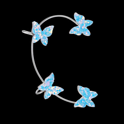 Sparkling Earings Butterfly Clips
