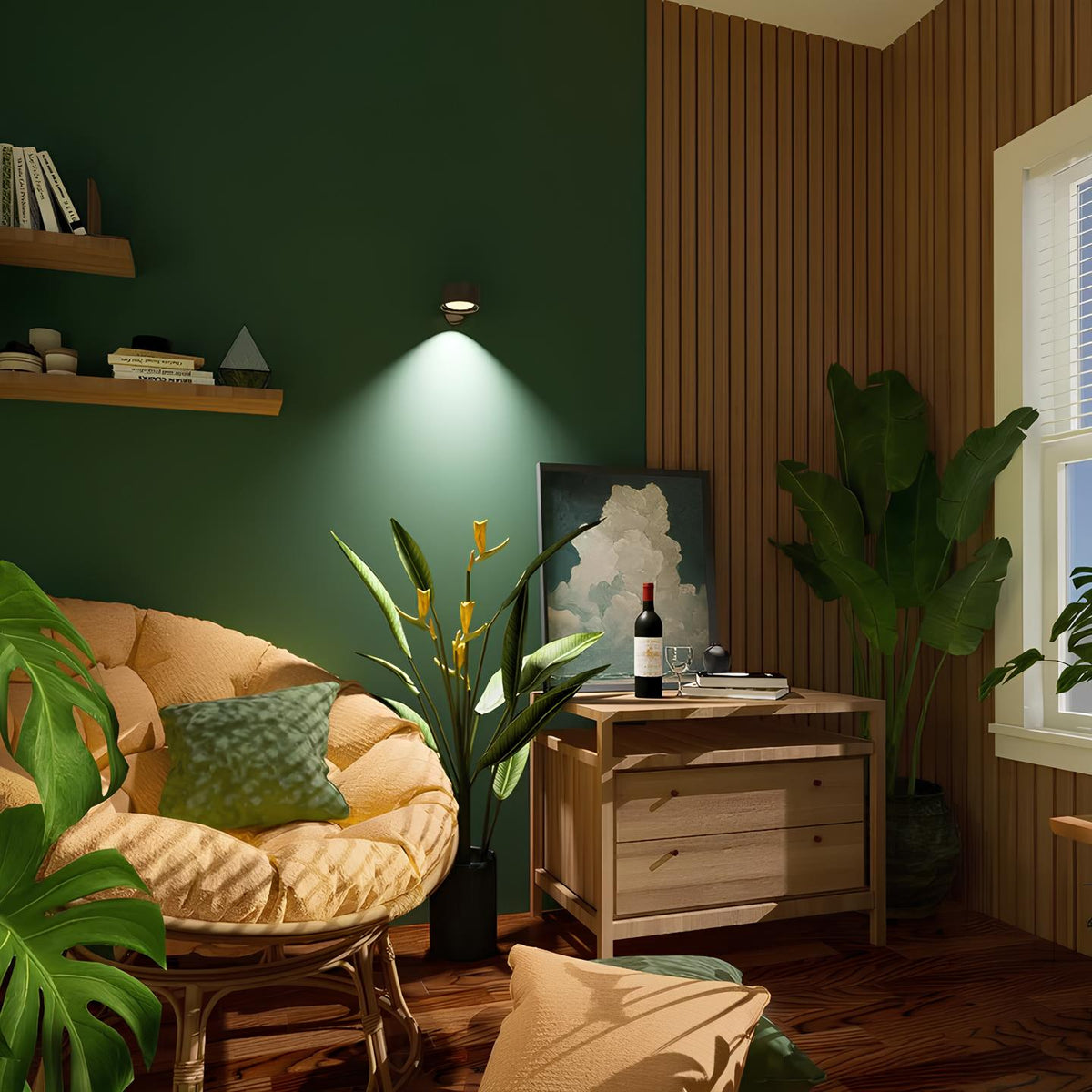 Draadloze Oplaadbare Wandlamp - LumoFlex