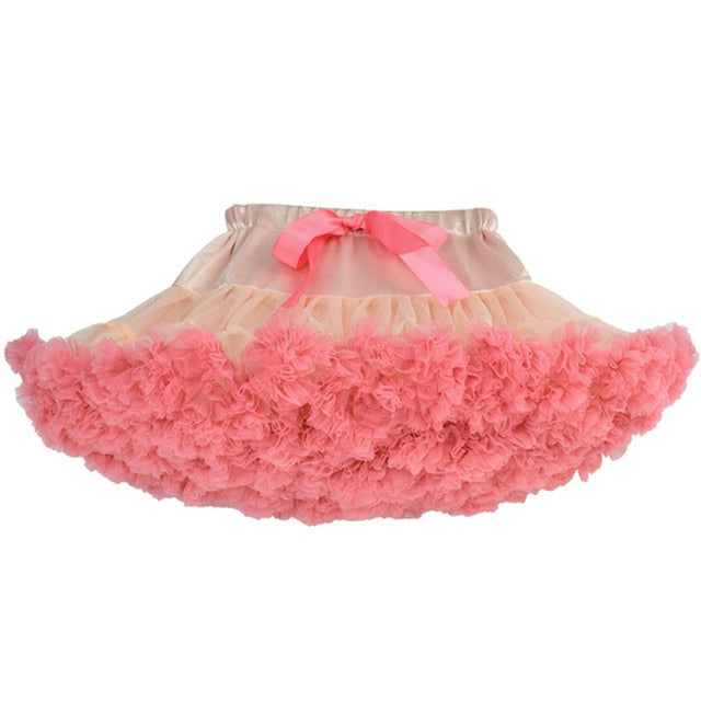 Girl Kids Fluffy Skirt Ballerina Party Clothes