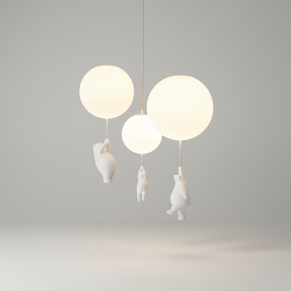 Speelse kinderkamerlamp - BalloonBearo