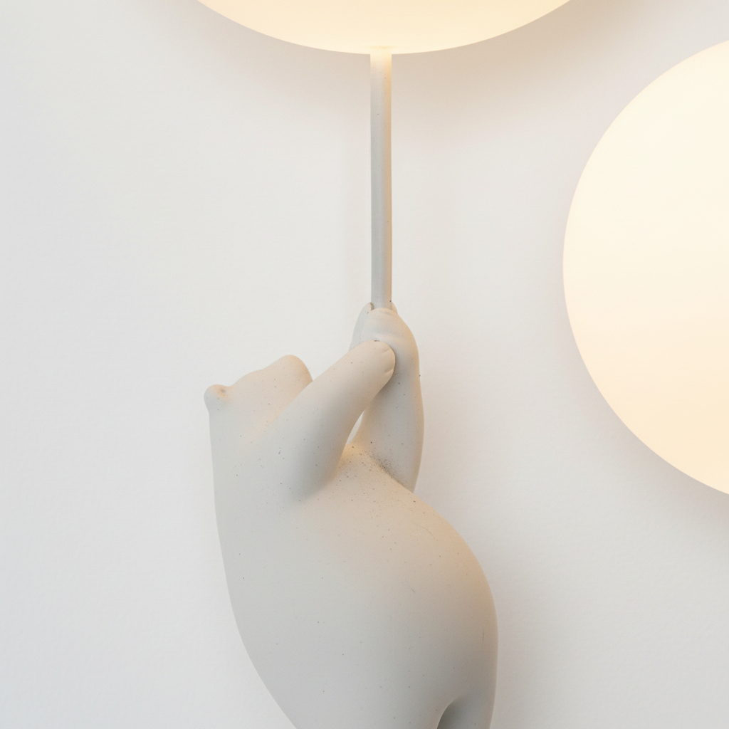 Speelse kinderkamerlamp - BalloonBearo