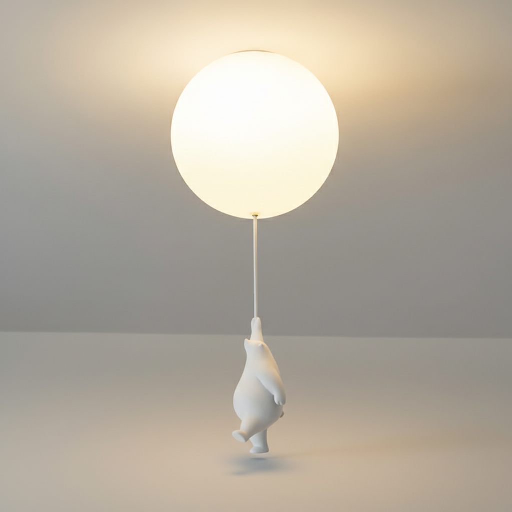 Speelse kinderkamerlamp - BalloonBearo