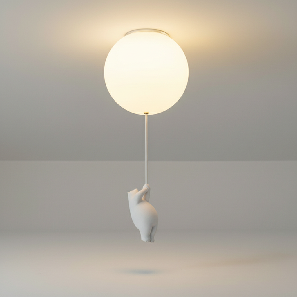 Speelse kinderkamerlamp - BalloonBearo