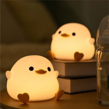 Zachte siliconen nachtlamp - Quackette