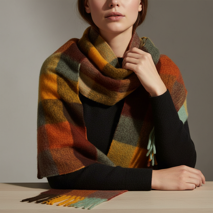 Zachte Warme Fluffy Sjaal - PlaidSoft