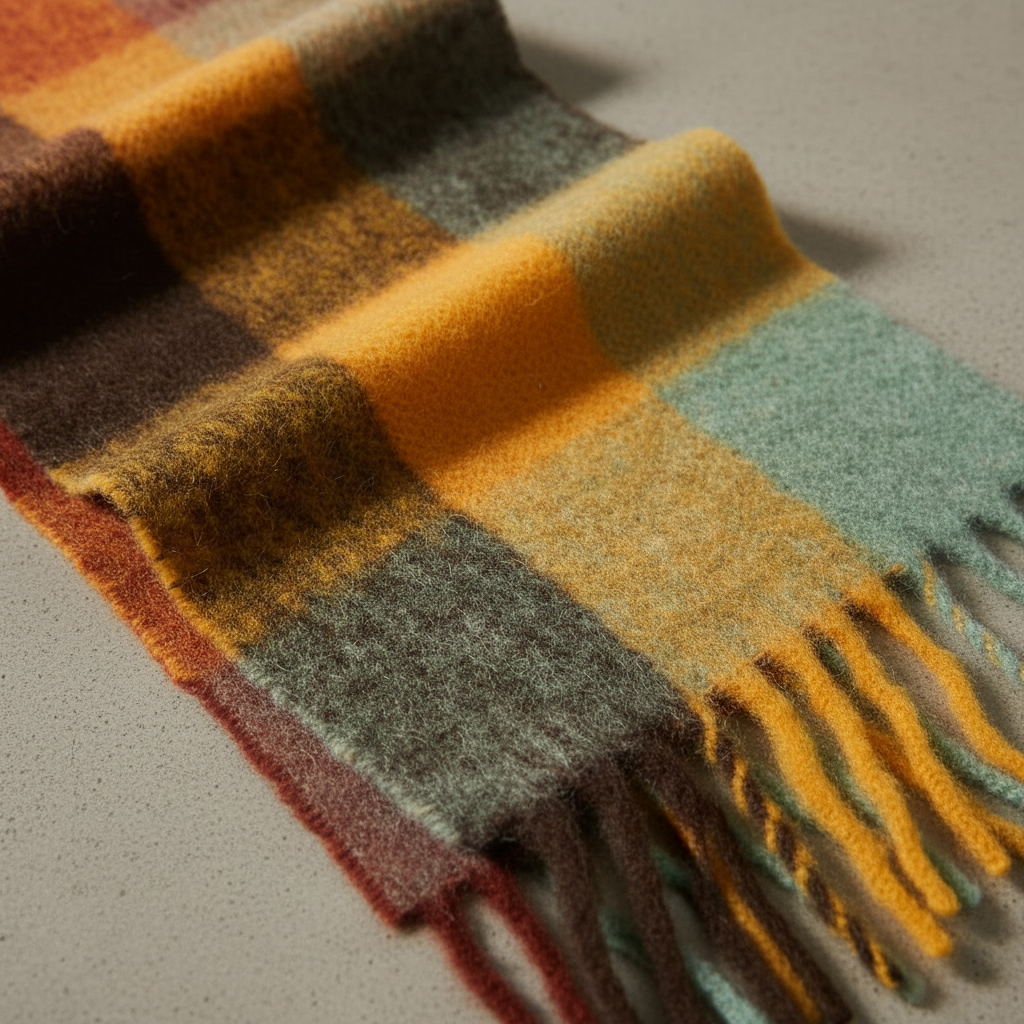 Zachte Warme Fluffy Sjaal - PlaidSoft