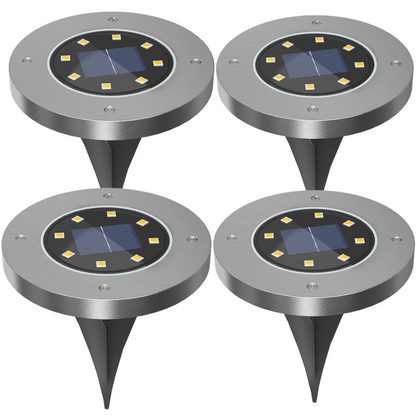Weerbestendige buitenlamp in rvs-look - PathGleam