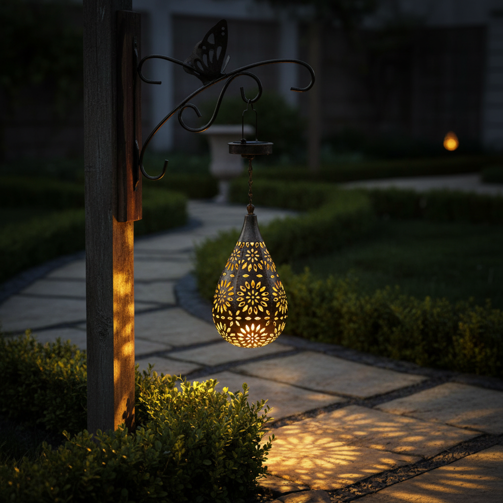 Weerbestendige hangende buitenlamp - SunGlow