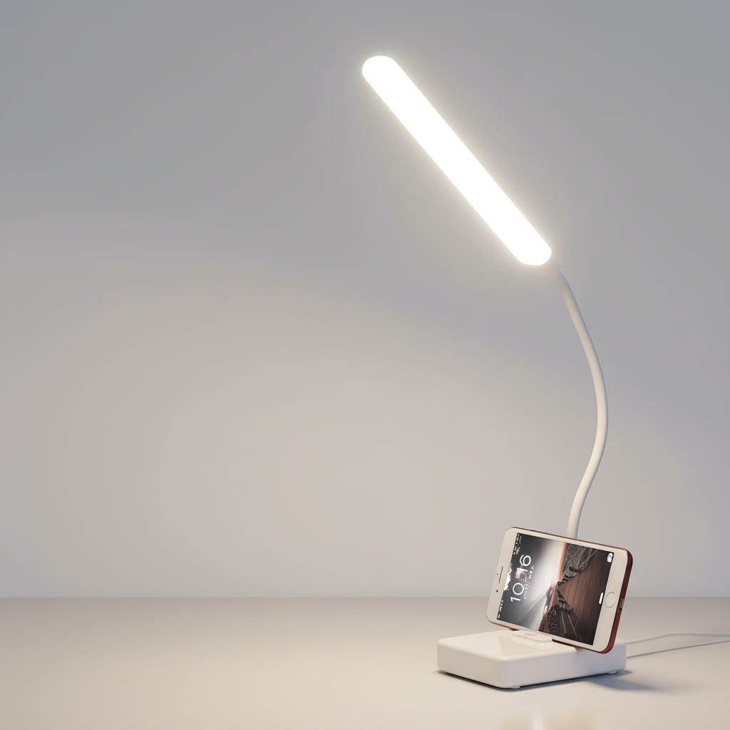 Oplaadbare tafellamp van ABS - BendLume