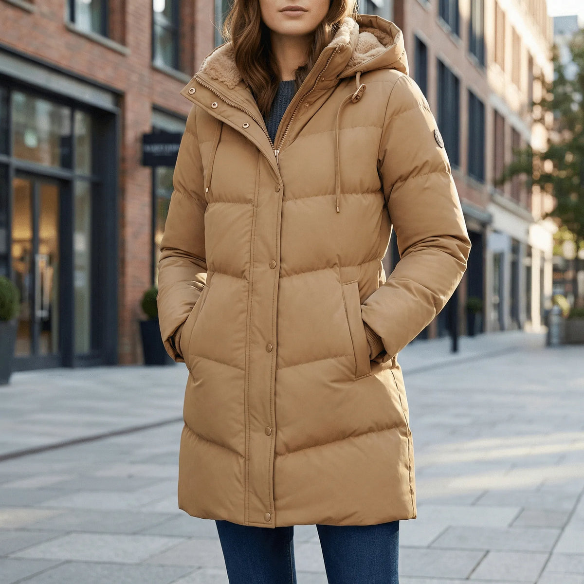 Winterparka met capuchon - Emelie