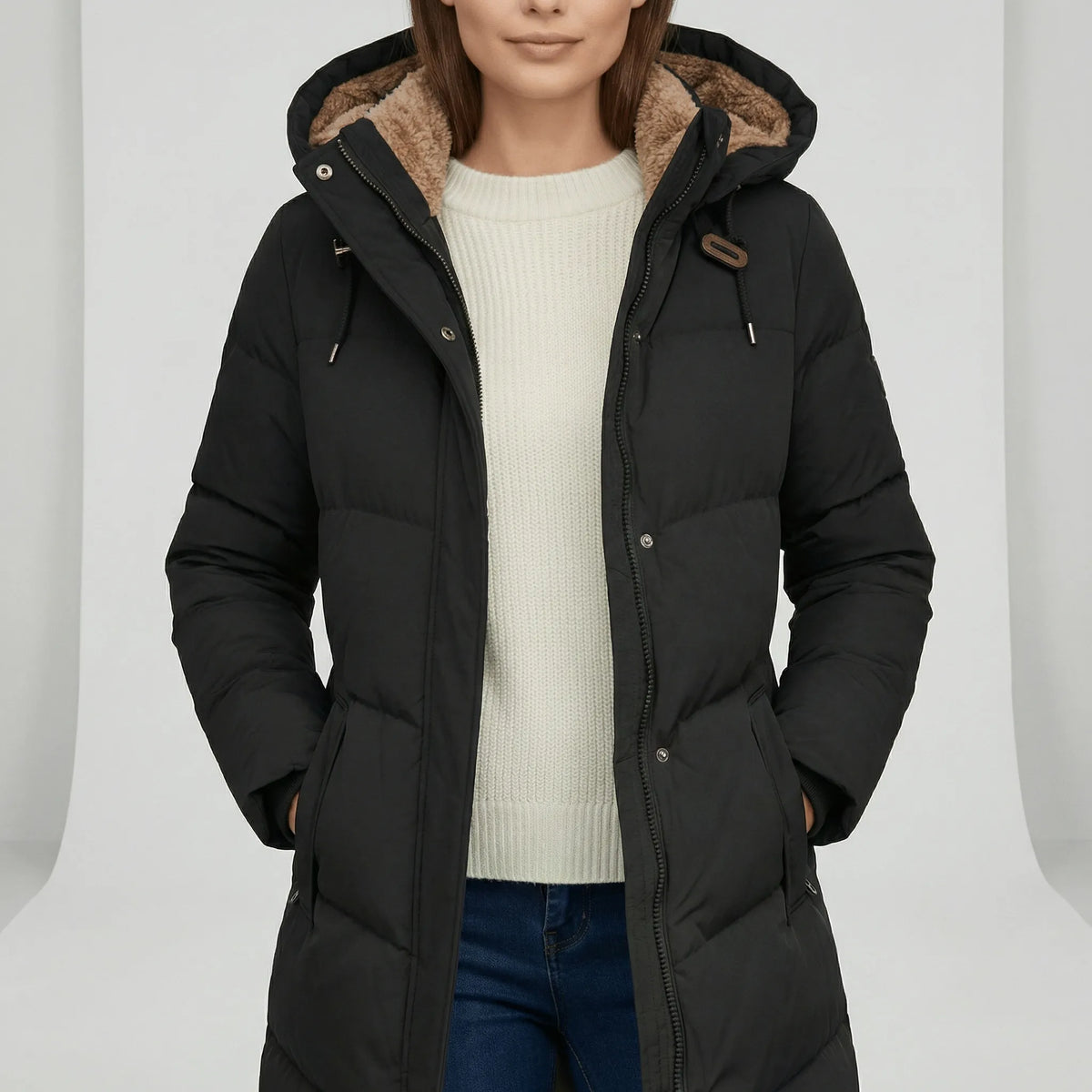 Winterparka met capuchon - Emelie